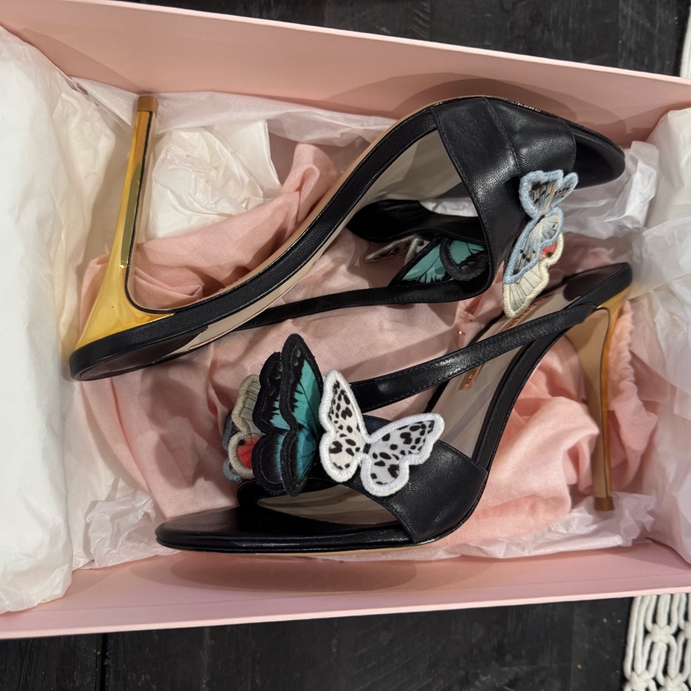 Sophia Webster Riva Butterfly Mules-So Cute! - Picture 2 of 13